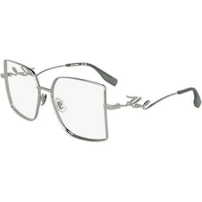 KARL LAGERFELD GAFAS KL359 C: SILVER SHINY Eye Size: 55 Bridge: 16 Santé et soins personnels KARL LAGERFELD GAFAS KL359 C: SILVER SHINY Eye Size: 55 Bridge: 16 Santé et soins personnels