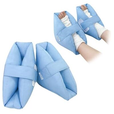 NEPPT Lot de 2 coussinets de talon pour soulager la douleur et la pression des plaies NEPPT Lot de 2 coussinets de talon pour soulager la douleur et la pression des plaies