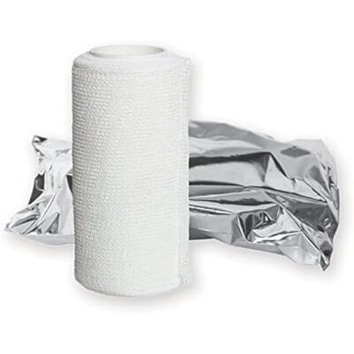 GIMA Bandage non élastique PREVIZINC "A" 10 cm x 5 m, lot de 10, 34716 GIMA Bandage non élastique PREVIZINC "A" 10 cm x 5 m, lot de 10, 34716
