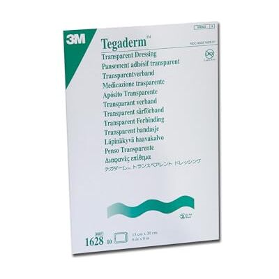 3M Tegaderm Pansement transparent, 15,2 x 20,3 cm, 10 pièces 3M Tegaderm Pansement transparent, 15,2 x 20,3 cm, 10 pièces