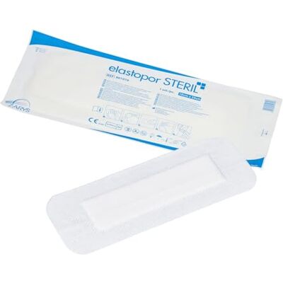 Zarys elastopor Lot de 25 pansements stériles, auto-adhésifs, non adhésifs et respirants, 10 x 25 cm Zarys elastopor Lot de 25 pansements stériles, auto-adhésifs, non adhésifs et respirants, 10 x 25 cm