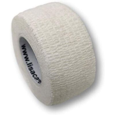 LisaCare Pansements en rouleau, parfaits pour les enfants, élastiques et sans colle, 2,5 cm de large LisaCare Pansements en rouleau, parfaits pour les enfants, élastiques et sans colle, 2,5 cm de large