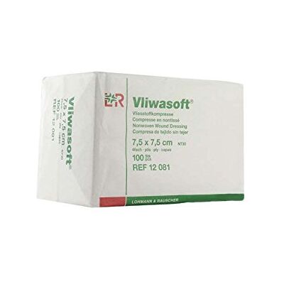 Lohmann & Rauscher Compresses non tissées Vliwasoft® Dimension 7,5 x 7,5 cm Boite de 100-94202- Certifié France Medical Industrie Lohmann & Rauscher Compresses non tissées Vliwasoft® Dimension 7,5 x 7,5 cm Boite de 100-94202- Certifié France Medical Industrie
