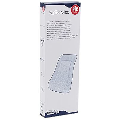 Pic Solution Soffix Med Ultra Délicat Post-Operatoire Patch 25 Pièces 35 x 10 cm 25 Unités Pic Solution Soffix Med Ultra Délicat Post-Operatoire Patch 25 Pièces 35 x 10 cm 25 Unités