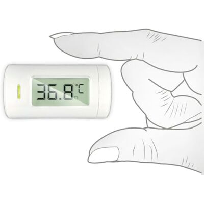 Norditalia , KFT-27 Thermomètre infrarouge de poche, taille ultra-compacte, mesure en 1 seconde sans contact de 0 à 3 cm, batterie incluse, 20 mémoires Norditalia , KFT-27 Thermomètre infrarouge de poche, taille ultra-compacte, mesure en 1 seconde sans contact de 0 à 3 cm, batterie incluse, 20 mémoires