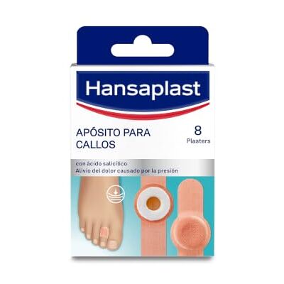 Elastoplast Hansaplast Lot de 8 pansements adhésifs pour éliminer les callosités et soulager la douleur Elastoplast Hansaplast Lot de 8 pansements adhésifs pour éliminer les callosités et soulager la douleur