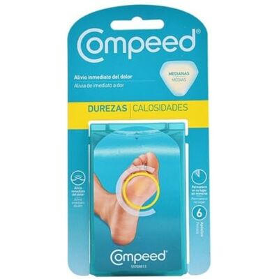Compeed Lot de 6 duretés moyennes 21 g Compeed Lot de 6 duretés moyennes 21 g