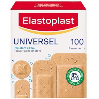 Elastoplast Pansement Universel 100 Pansements 4 Tailles Elastoplast Pansement Universel 100 Pansements 4 Tailles