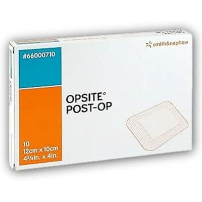 Smith & Nephew Opsite Post-OP 10 x 12 cm Pansement individuel stérile Smith & Nephew Opsite Post-OP 10 x 12 cm Pansement individuel stérile