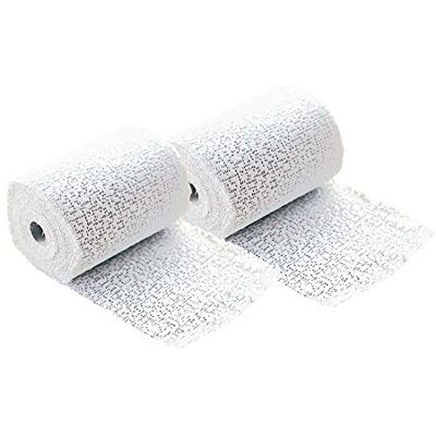 Bandes de Plâtre Rapides - Bandes de plâtre pour bricolage, 10cm x 3m Bandes de Plâtre Rapides - Bandes de plâtre pour bricolage, 10cm x 3m