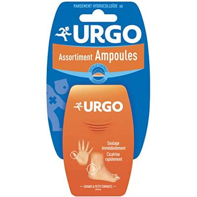Urgo Traitement Ampoules Pansement hydrocolloïde Grand et Petit formats x6 pansements Urgo Traitement Ampoules Pansement hydrocolloïde Grand et Petit formats x6 pansements