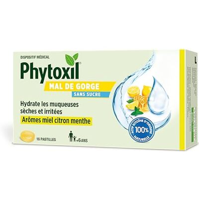 PHYTOXIL Pastilles mal de gorge sans sucre Dispositif médical PHYTOXIL Pastilles mal de gorge sans sucre Dispositif médical