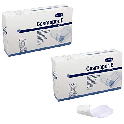 Cosmopor Hartmann E Lot de 25 Pansements Adhésifs Stériles 15 x 8 cm Cosmopor Hartmann E Lot de 25 Pansements Adhésifs Stériles 15 x 8 cm