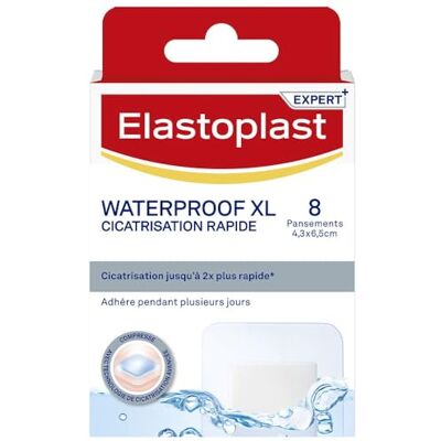 Elastoplast Pansement Waterproof XL Cicatrisation Rapide 8 Pansements Elastoplast Pansement Waterproof XL Cicatrisation Rapide 8 Pansements