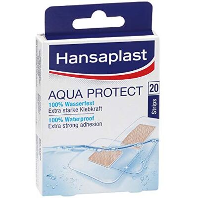 Elastoplast Hansaplast Aqua Protect Lot de 20 pansements Elastoplast Hansaplast Aqua Protect Lot de 20 pansements