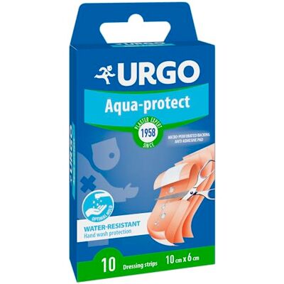 Urgo Aqua Protect Pansement – Pansement lavable et résistant à l'eau pour la protection des plaies superficielles – 10 pansements 10 cm x 6 cm Urgo Aqua Protect Pansement – Pansement lavable et résistant à l'eau pour la protection des plaies superficielles – 10 pansements 10 cm x 6 cm