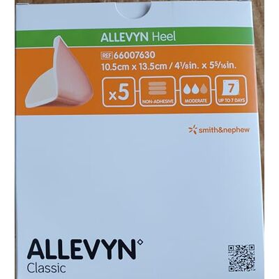 Smith & Nephew Allevyn Non Adh Heel Pack 5 Pansement Smith & Nephew Allevyn Non Adh Heel Pack 5 Pansement