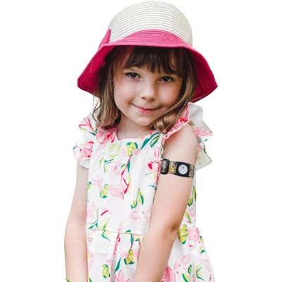 Kaio-Dia Brassard Enfant Ajustable pour Freestyle Libre 3 – Dia-Style Kiddy – Bande Élastique Douce et Colorée – Protection Sécurisée du Capteur – Taille XS 18-25 cm (Bunny Overload) Kaio-Dia Brassard Enfant Ajustable pour Freestyle Libre 3 – Dia-Style Kiddy – Bande Élastique Douce et Colorée – Protection Sécurisée du Capteur – Taille XS 18-25 cm (Bunny Overload)