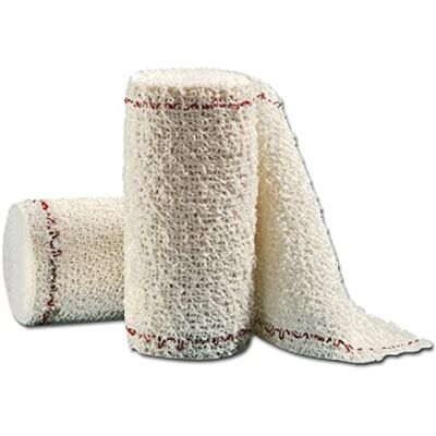 GIMA Previs Bande de Fixation Previcrepe S, Lavable à 60°C, Respirante, Légère Compression, Taille 4 m x 5 cm, Lot de 10 Rouleaux GIMA Previs Bande de Fixation Previcrepe S, Lavable à 60°C, Respirante, Légère Compression, Taille 4 m x 5 cm, Lot de 10 Rouleaux