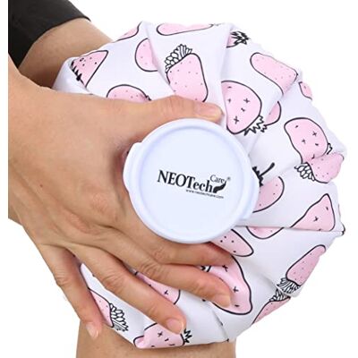NEOtech Care Poche de glace Vessie cryothérapie Premiers soins Couvercle vissable (Design fraises, 20cm diamètre) NEOtech Care Poche de glace Vessie cryothérapie Premiers soins Couvercle vissable (Design fraises, 20cm diamètre)