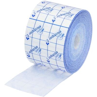 Zarys Elastopor Pansement de fixation 5 cm x 10 m Pansement élastique non-tissé auto-adhésif hypoallergénique 1 rouleau Zarys Elastopor Pansement de fixation 5 cm x 10 m Pansement élastique non-tissé auto-adhésif hypoallergénique 1 rouleau
