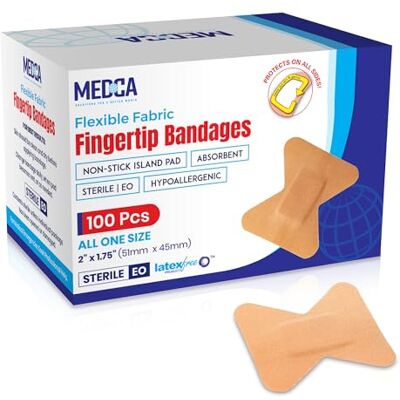 MEDca Soft Dressings Dressings for Fingertips and to Prevent Wound Infection (Box of 100) MEDca Soft Dressings Dressings for Fingertips and to Prevent Wound Infection (Box of 100)