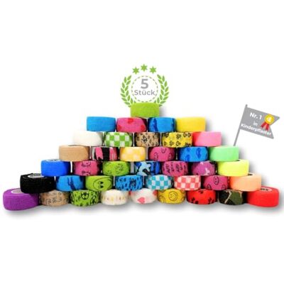 LisaCare Pansement en plâtre ® Pansement autocollant pour doigts Sans adhésif ni élastique Largeur : 2,5 cm LisaCare Pansement en plâtre ® Pansement autocollant pour doigts Sans adhésif ni élastique Largeur : 2,5 cm