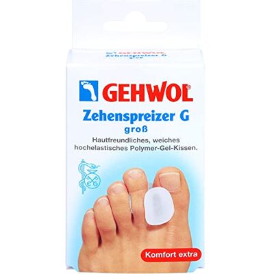 Gehwol Lot de 3 séparateurs d'orteils en gel polymère Gehwol Lot de 3 séparateurs d'orteils en gel polymère