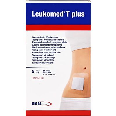 BSN Medical LEUKOMED TRANSP. PLUS STERILE PFL. 8x15 cm, 5 pc Pansement BSN Medical LEUKOMED TRANSP. PLUS STERILE PFL. 8x15 cm, 5 pc Pansement