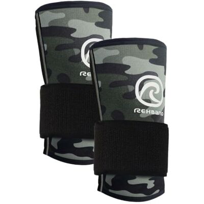 Rehband RX Support de poignet Power Max 3 en 1 en néoprène + bande de poignet pour entraînement de force, protège pendant l'entraînement avec kettlebell, stabilise le poignet, couleur : camouflage, Rehband RX Support de poignet Power Max 3 en 1 en néoprène + bande de poignet pour entraînement de force, protège pendant l'entraînement avec kettlebell, stabilise le poignet, couleur : camouflage,