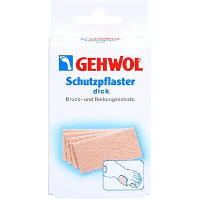 Gehwol Lot de 4 pansements de protection épais Protection contre la pression Gehwol Lot de 4 pansements de protection épais Protection contre la pression
