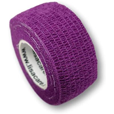 LisaCare Pansements pour enfants (lot de 5, violet) Pansement en rouleau, élastique et sans colle, 2,5 cm de large – Sans colle, amovible sans douleur et sans résidus. LisaCare Pansements pour enfants (lot de 5, violet) Pansement en rouleau, élastique et sans colle, 2,5 cm de large – Sans colle, amovible sans douleur et sans résidus.
