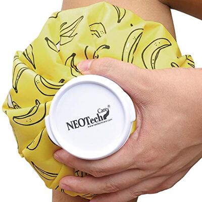 NEOtech Care Poche de glace Vessie cryothérapie Premiers soins Couvercle vissable (Design bananes, 20cm diamètre) NEOtech Care Poche de glace Vessie cryothérapie Premiers soins Couvercle vissable (Design bananes, 20cm diamètre)