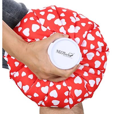 NEOtech Care Poche de glace Vessie cryothérapie Premiers soins Couvercle vissable (Design cœurs, 28cm diamètre) NEOtech Care Poche de glace Vessie cryothérapie Premiers soins Couvercle vissable (Design cœurs, 28cm diamètre)