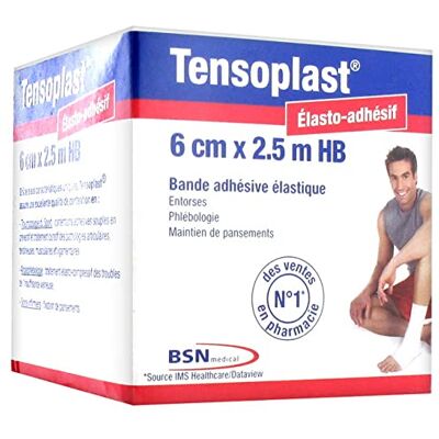 BSN Medical Tensoplast Adhesive Stretching Bandage 6cm x 2,5m HB BSN Medical Tensoplast Adhesive Stretching Bandage 6cm x 2,5m HB