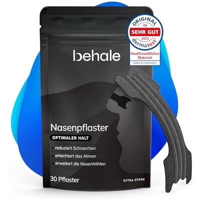 BEHALE Les patchs nasaux respirent mieux Lot de 30 Testé dermatologiquement Respirez librement pendant le sommeil et le sport Bandes nasales anti-ronflement Extra fortes et douces pour la BEHALE Les patchs nasaux respirent mieux Lot de 30 Testé dermatologiquement Respirez librement pendant le sommeil et le sport Bandes nasales anti-ronflement Extra fortes et douces pour la