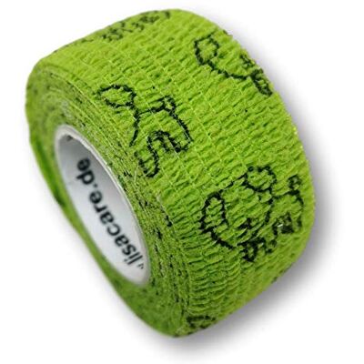 LisaCare Pansements pour enfants (lot de 5, chien vert) Pansement pour animaux, élastique et sans colle, 2,5 cm de large – Sans colle, amovible sans douleur et sans résidus. LisaCare Pansements pour enfants (lot de 5, chien vert) Pansement pour animaux, élastique et sans colle, 2,5 cm de large – Sans colle, amovible sans douleur et sans résidus.