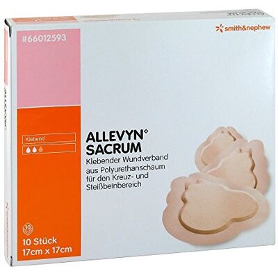 Smith & Nephew Allevyn Sacrum Pansement en mousse 17 x 17 cm Smith & Nephew Allevyn Sacrum Pansement en mousse 17 x 17 cm