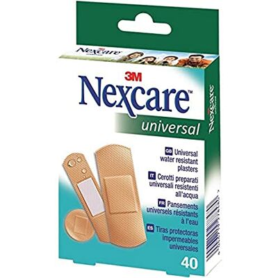 Nexcare Pansements respirants universels , Assortiment, 40/Boîte Nexcare Pansements respirants universels , Assortiment, 40/Boîte