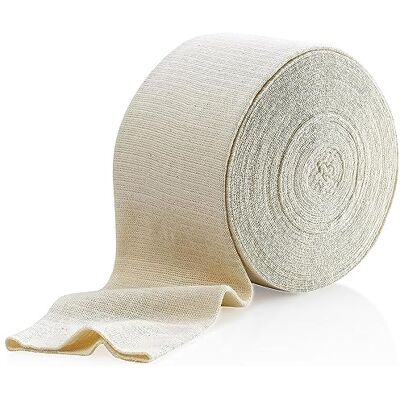 MEDca Bande Élastique Tube de Soutien Taille F, Boite de 10M Couleur Chair (4" x 33 Pieds) Bande de Soutien Genou Large Cuisse Moyenne à Large, Coton Élasthanne MEDca Bande Élastique Tube de Soutien Taille F, Boite de 10M Couleur Chair (4" x 33 Pieds) Bande de Soutien Genou Large Cuisse Moyenne à Large, Coton Élasthanne