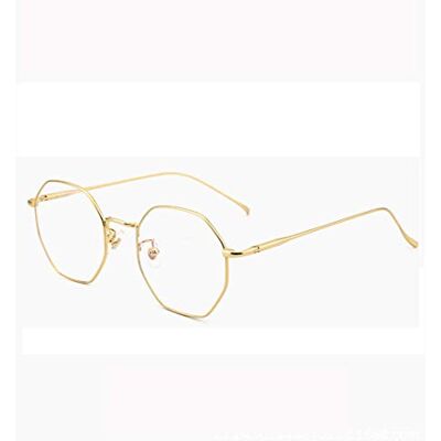 Freewell JXFS Lunettes anti-lumière bleue avec monture en métal anti-lumière bleue pour ordinateur et jeux Pour obtenir une satisfaction spirituelle Doré Freewell JXFS Lunettes anti-lumière bleue avec monture en métal anti-lumière bleue pour ordinateur et jeux Pour obtenir une satisfaction spirituelle Doré