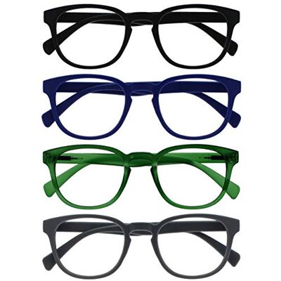 Opulize Pop Lunettes de lecture noires bleues vertes grises pour hommes - Lunettes de lecture Opulize Pop Lunettes de lecture noires bleues vertes grises pour hommes - Lunettes de lecture