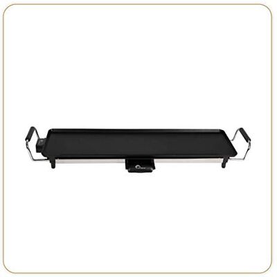 LITTLE BALANCE 8238 Happy Plancha 70 Plancha électrique 6-8 personnes Plaque de cuisson anti-adhésive Tout type d'aliments Puissance 2000 W Noir/Inox LITTLE BALANCE 8238 Happy Plancha 70 Plancha électrique 6-8 personnes Plaque de cuisson anti-adhésive Tout type d'aliments Puissance 2000 W Noir/Inox