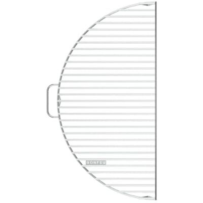 BonFeu BonGrill Grille de cuisson en acier galvanisé Plaque de cuisson pour brasero et cheminée de jardin ½ diamètre : 100 cm BonFeu BonGrill Grille de cuisson en acier galvanisé Plaque de cuisson pour brasero et cheminée de jardin ½ diamètre : 100 cm