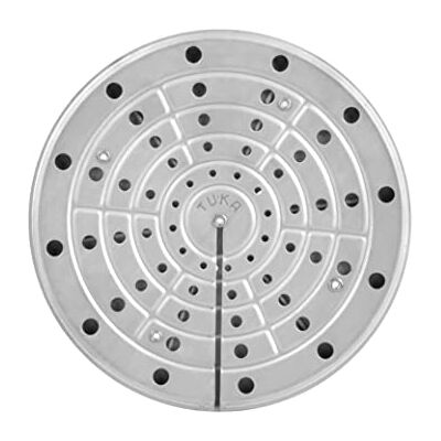 INOXPRAN Plaque Terima TUKA en acier inoxydable, diamètre 20 cm, épandeur de flamme, utilisable également sur des plans de cuisson au gaz pour permettre de garder les aliments chauds pendant 10 INOXPRAN Plaque Terima TUKA en acier inoxydable, diamètre 20 cm, épandeur de flamme, utilisable également sur des plans de cuisson au gaz pour permettre de garder les aliments chauds pendant 10