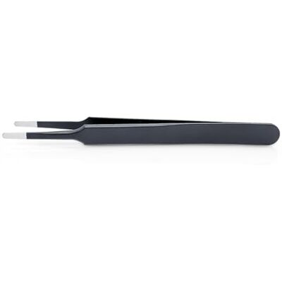 Scotle Pince à épiler antistatique ESD 13 Revêtement de 125 mm de longueur droite arrondis, RW pze13 Scotle Pince à épiler antistatique ESD 13 Revêtement de 125 mm de longueur droite arrondis, RW pze13