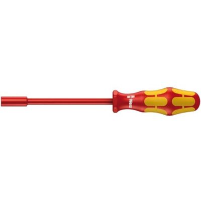 Wera Kraftform Plus 190 i VDE Insulated 8mm Professional Nutdriver, 5" Shaft Length Wera Kraftform Plus 190 i VDE Insulated 8mm Professional Nutdriver, 5" Shaft Length