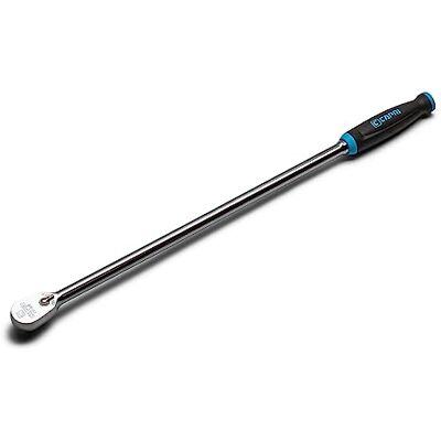 Capri Tools Clé à rochet extra-longue à 90 dents, poignée ergonomique douce, 50,8 cm - Capri Tools Clé à rochet extra-longue à 90 dents, poignée ergonomique douce, 50,8 cm -