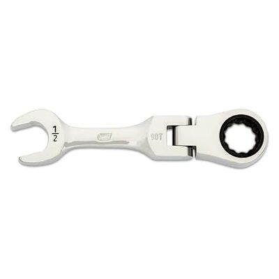 GEARWRENCH Clé à cliquet 1/2" 90 dents 12 points Stubby Flex 86873 GEARWRENCH Clé à cliquet 1/2" 90 dents 12 points Stubby Flex 86873