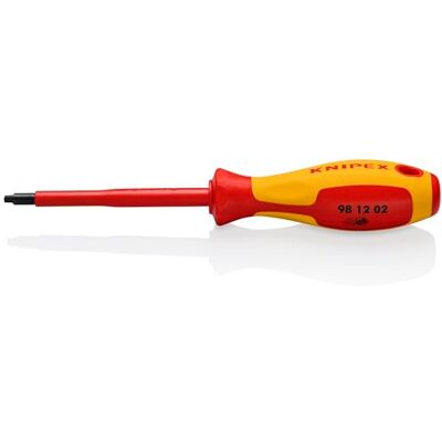 KNIPEX Tools 98 12 02 R2 Tournevis carré isolé 1000 V 10,2 cm KNIPEX Tools 98 12 02 R2 Tournevis carré isolé 1000 V 10,2 cm